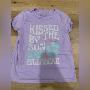 Billabong Kids Lavender Tee with Graphic Print
